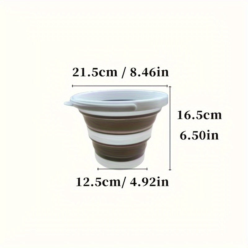 Collapsible Water Bucket for Camping and Outdoor Activities Durable PP Material