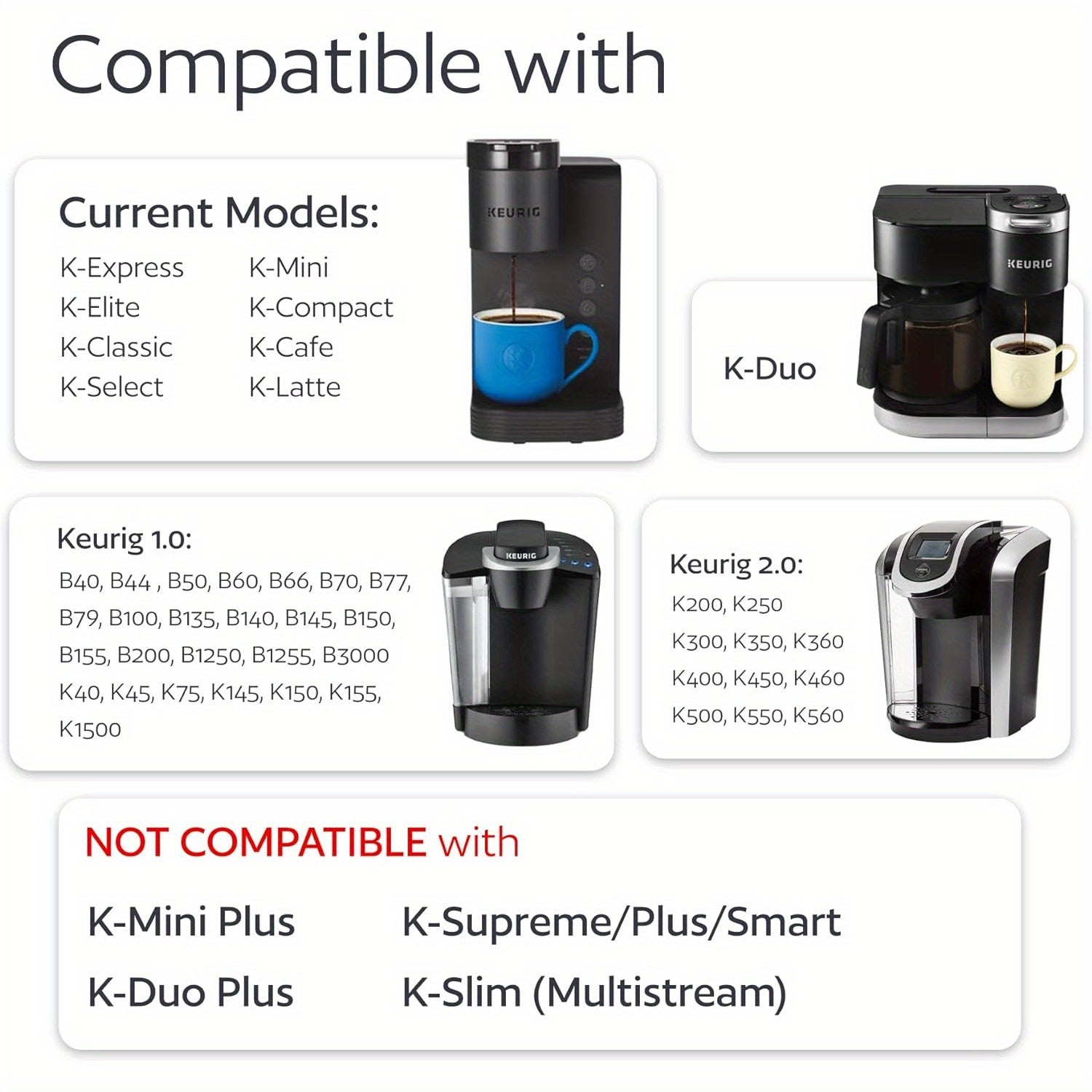 Reusable Stainless Steel K-Cup for Keurig Coffee Makers, Universal Compatible