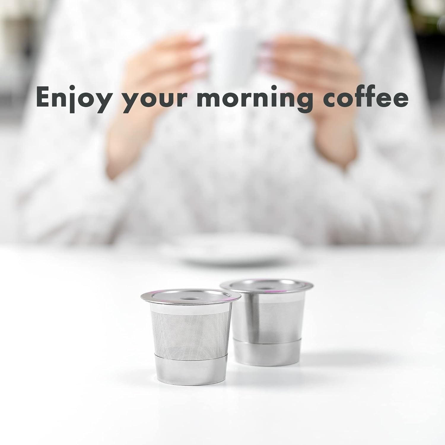 Reusable Stainless Steel K-Cup for Keurig Coffee Makers, Universal Compatible