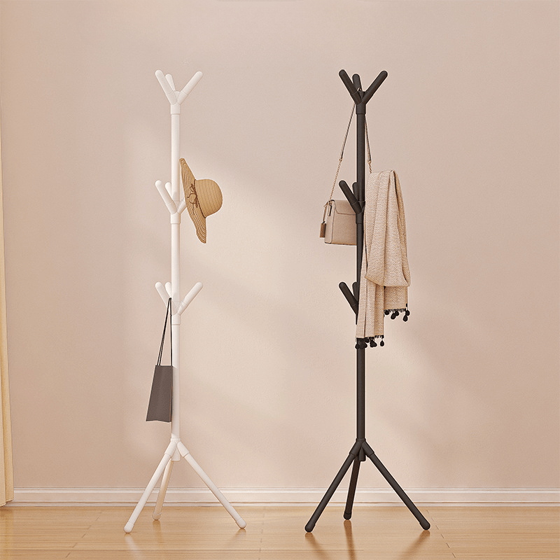 Freestanding Coat Rack with Umbrella Holder, Quick Assembly, Multi-Functional Clothes Stand