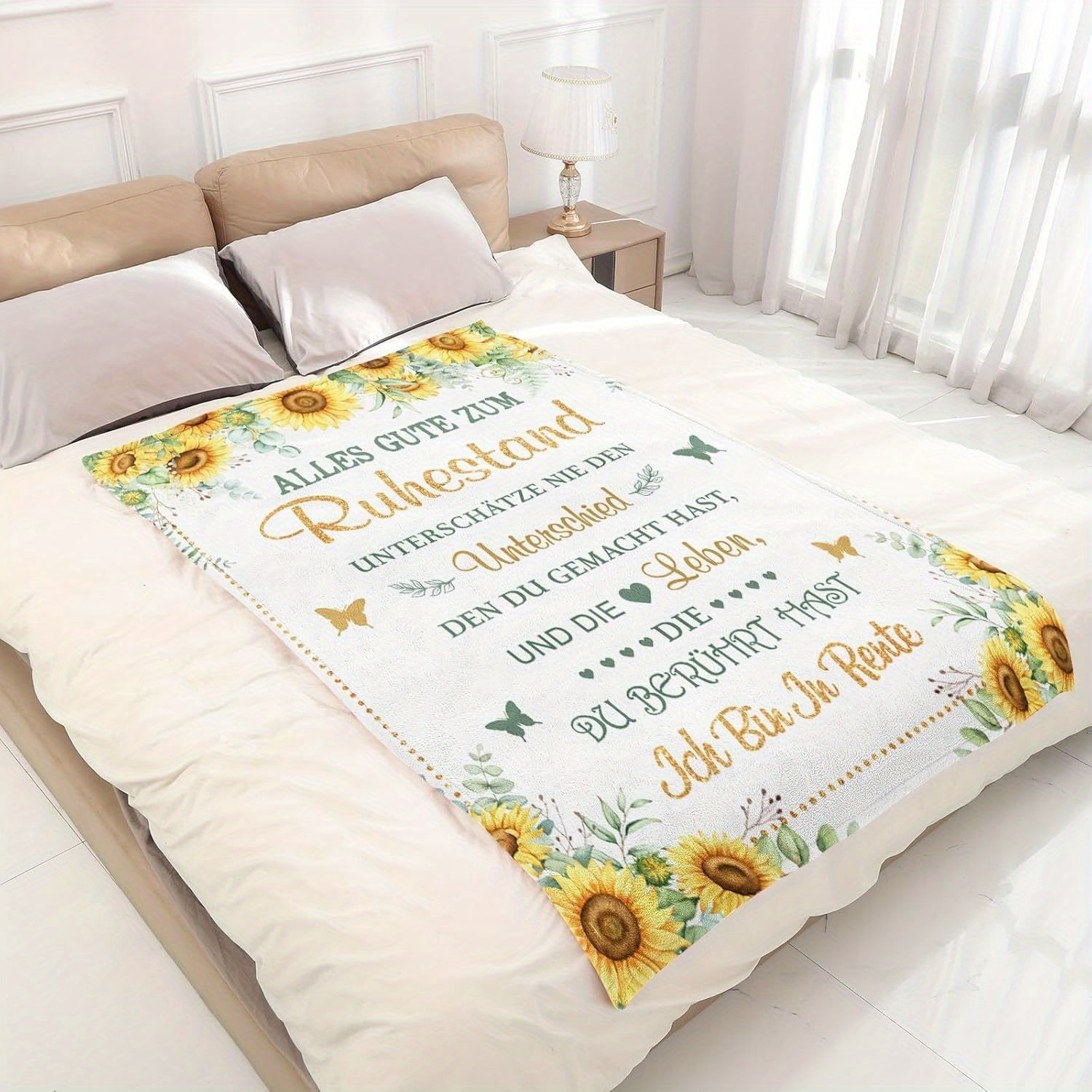 Cozy Spanish-Inspired Flannel Throw Blanket for Couch and Bed