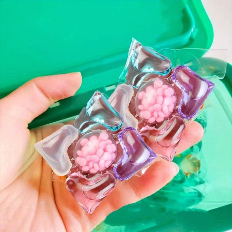 30 dona ko‘p maqsadli kir yuvish bo‘yoqlari, mato yumshatish, yangi hidi, rangli kodlangan, kvartira va yotoqxonalarga mo‘ljallangan