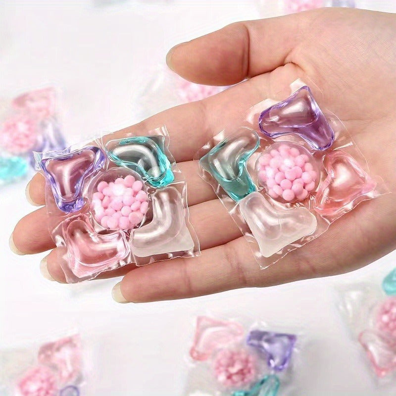 30pcs Multi-Purpose Laundry Beads Softening Fabrics Fresh Scent Color-Coded for Apartments Dorms