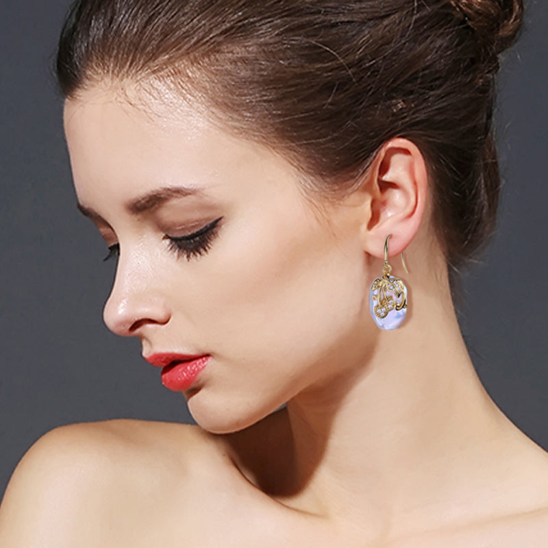 Vintage uslubidagi nafis barokko yangi suv marvaridli osma bilakuzuklar - partiyalar, to'ylar va ayollar uchun Onalar kuni sovg'asi uchun ideal