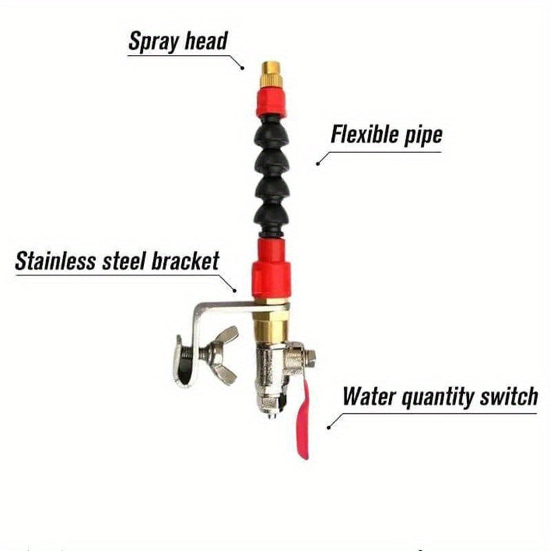 High-Efficiency Dust Removal Nozzle Water Sprayer for Machines and Tile