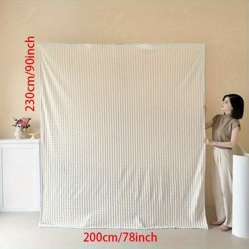 Flannel Sofa Blanket Cozy Warm Throw in Multiple Colors