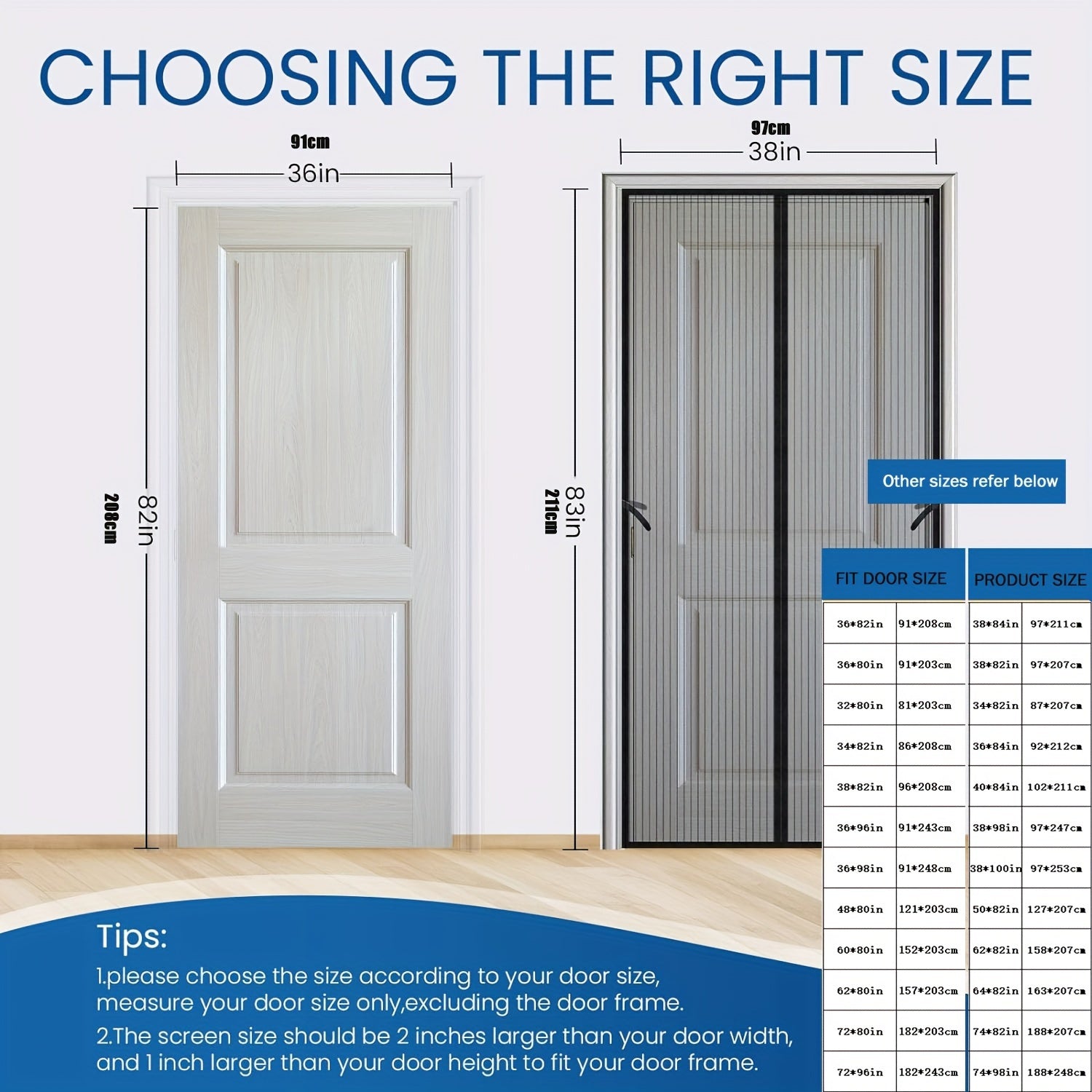 Magnetic Screen Door Self-Sealing Heavy Duty Mesh Space Themed for All Rooms