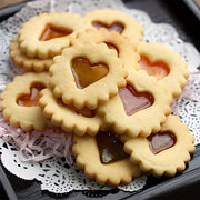 Stainless Steel Cookie Cutter Set with Flower and Heart Shapes for Baking and Decorating