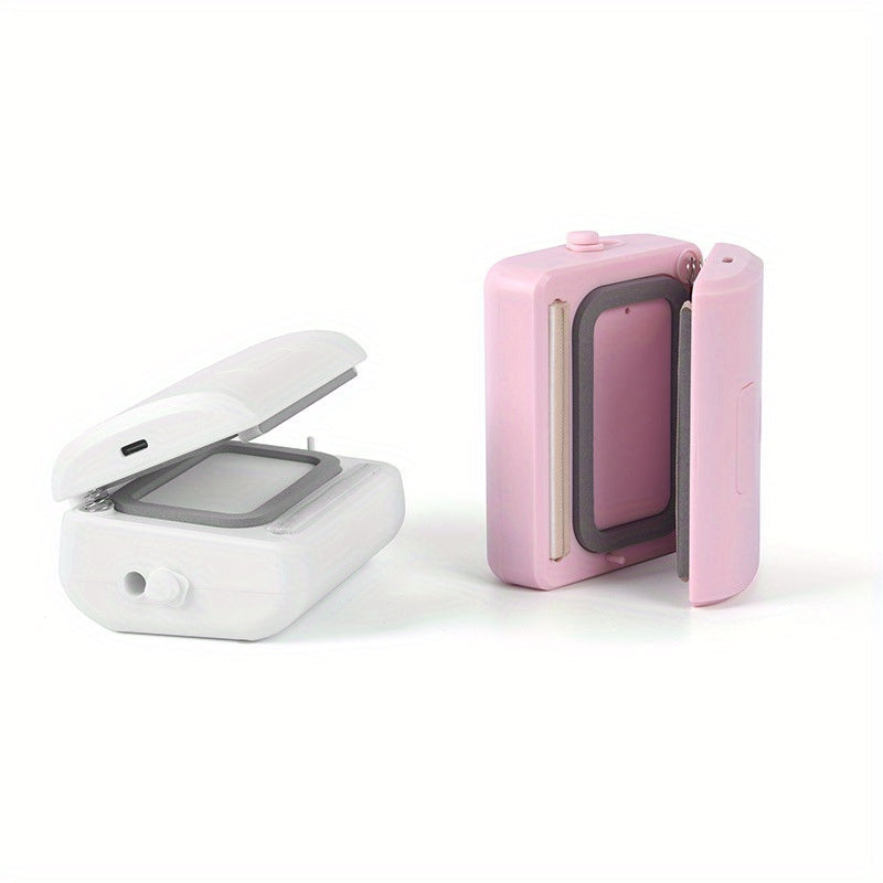 Mini qo'l vakuum muhrlagichi, kesgich va sumka muhrlagichi USB zaryadlash bilan. Chip sumkalari uchun yarim avtomatik issiq muhrlagich. 4.44W quvvat va 600mAh litiy batareyasi.