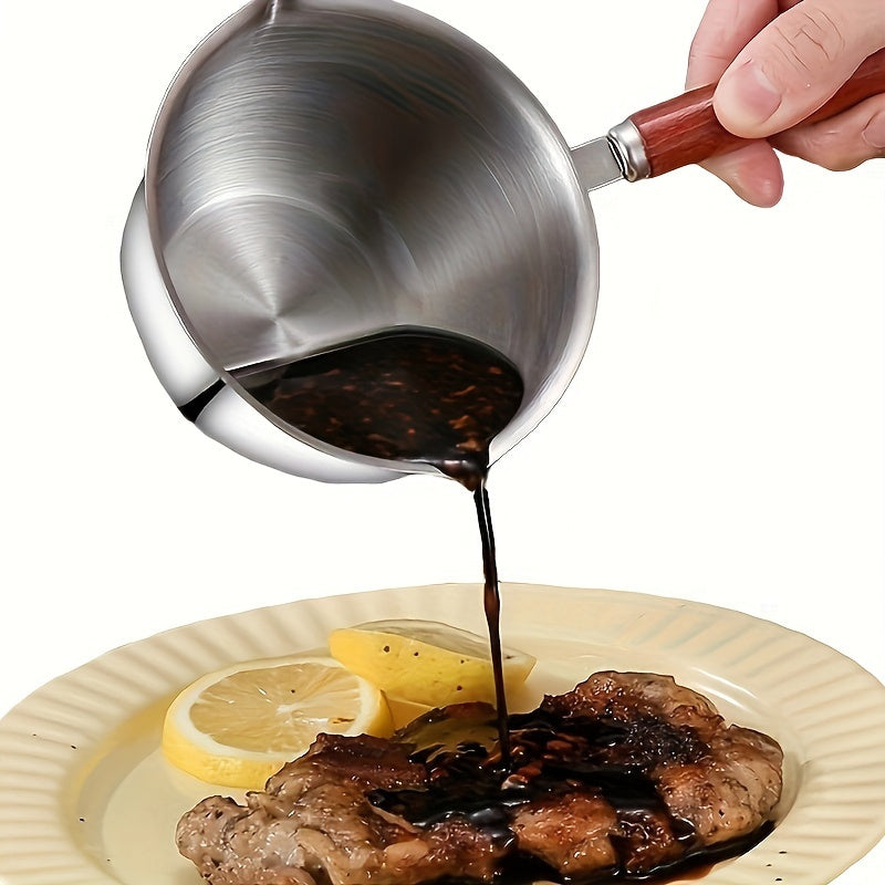 Small Stainless Steel Butter Warmer Melting Pot for Chocolate Cheese Omelets Kitchenware