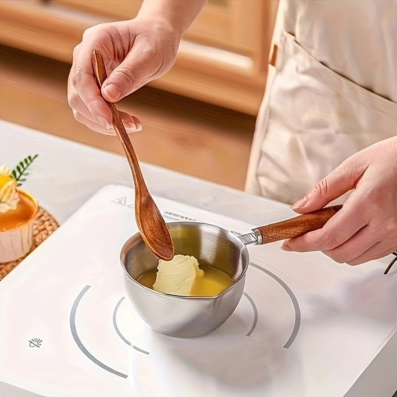 Small Stainless Steel Butter Warmer Melting Pot for Chocolate Cheese Omelets Kitchenware