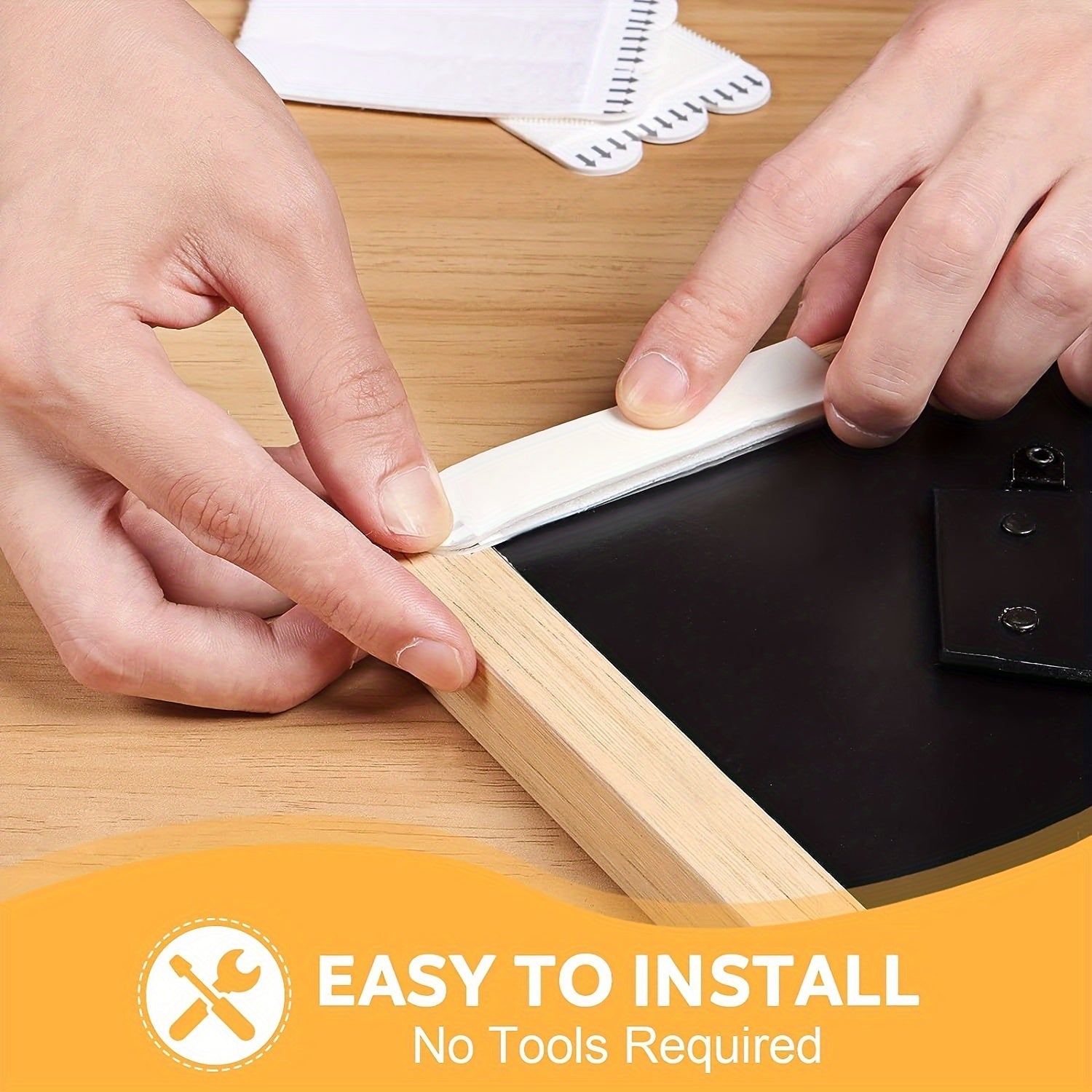 Tiras para colgar marcos resistentes al agua, paquete de 24, sin daños, fácil de instalar