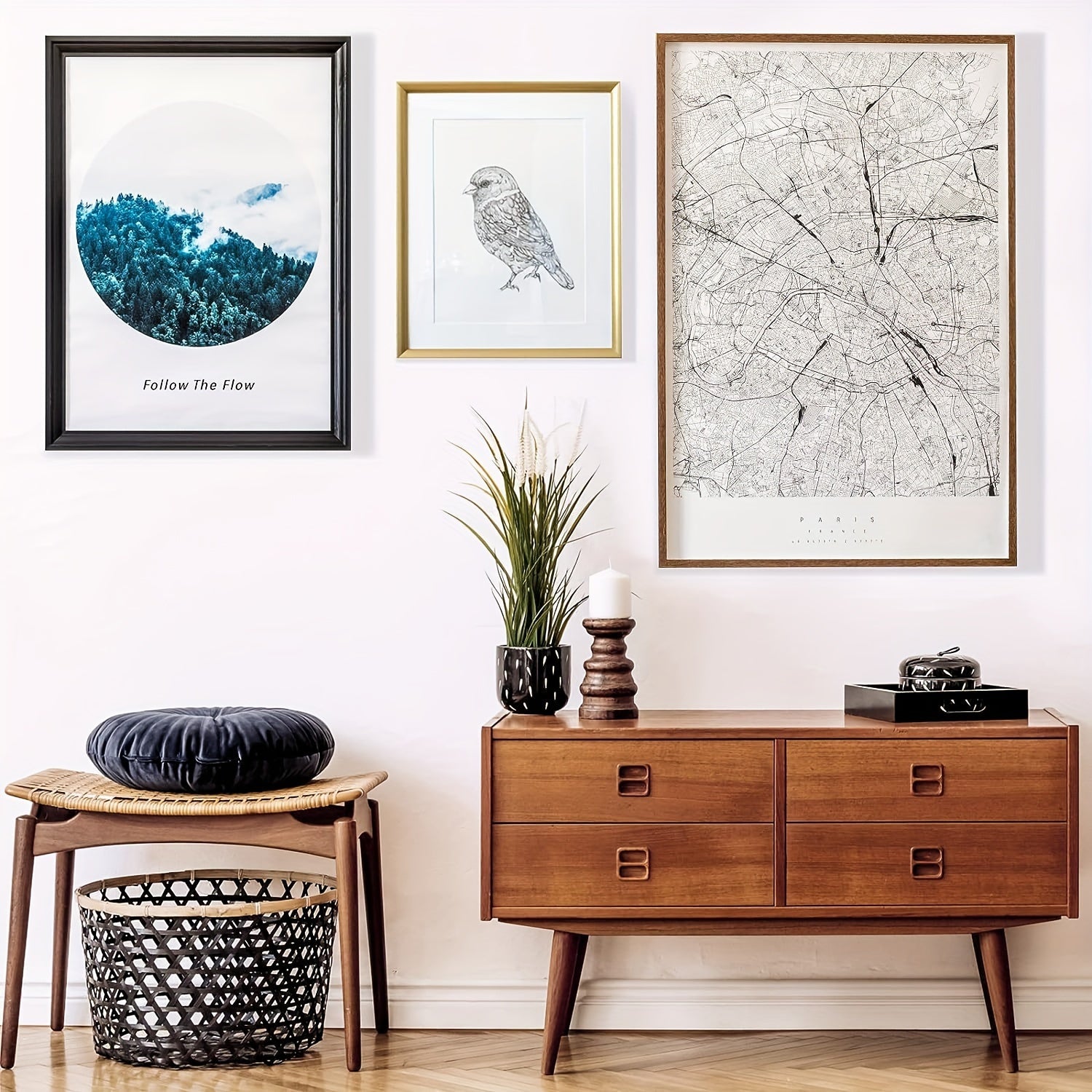 Tiras para colgar marcos resistentes al agua, paquete de 24, sin daños, fácil de instalar