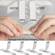 Tiras para colgar marcos resistentes al agua, paquete de 24, sin daños, fácil de instalar