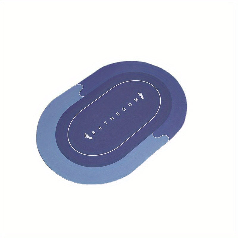 Soft Polyester Non-Slip Bathroom Mat Set for Shower and Toilet Area