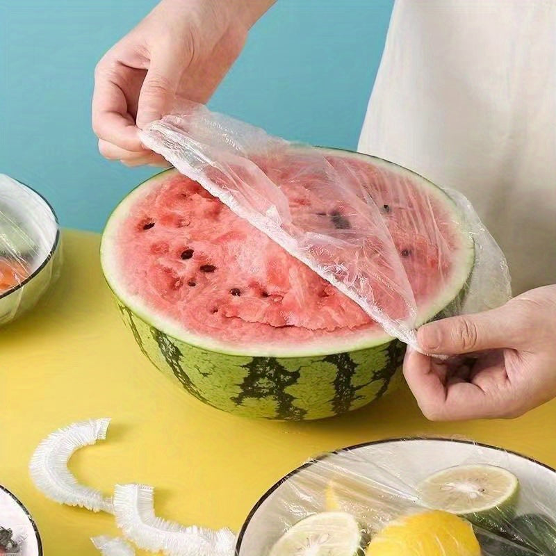 Oziq-ovqat uchun plastmassa oziq-ovqat o'ramlari, 100, 200, 300 dona yopishtirish va saqlash uchun.