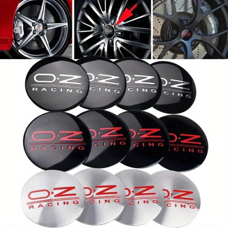 4PCS 56mm 3D Car Wheel Center Stickers Hub Caps Emblems for Cars