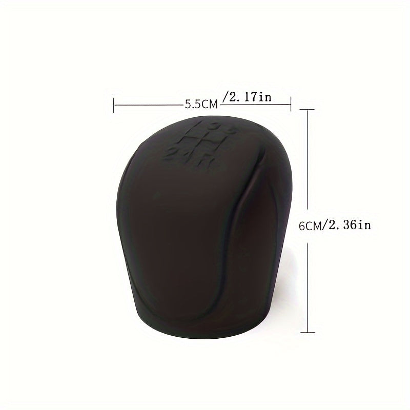 Universal Anti-Slip Silicone Gear Shift Cover for Manual 6-Speed Cars