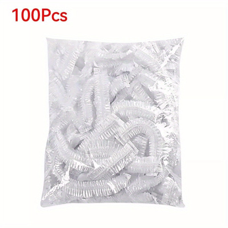 Disposable Plastic Wrap Bags 100 Count Food Storage Bags for Kitchen and Restaurant