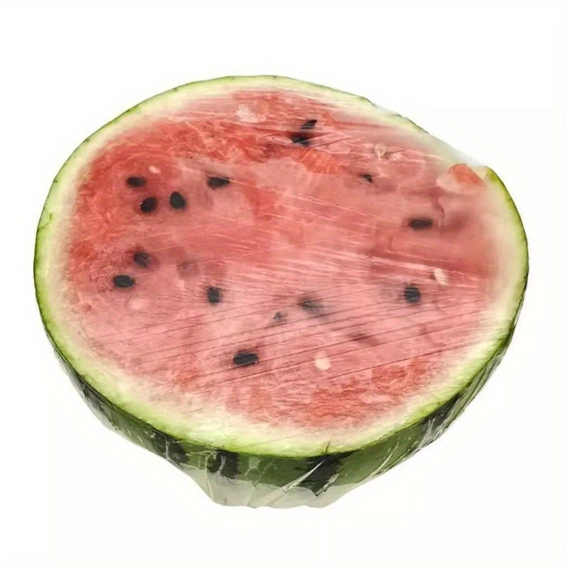 100 Pieces Disposable Elastic Food Covers Plastic Wrap Bags for Preserving Freshness