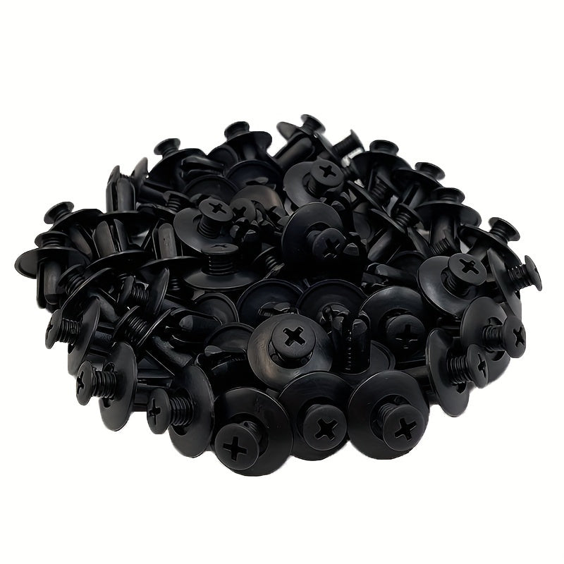 50 Pack Plastic Automotive Retainer Clips for Car Interior and Trunk Fasteners