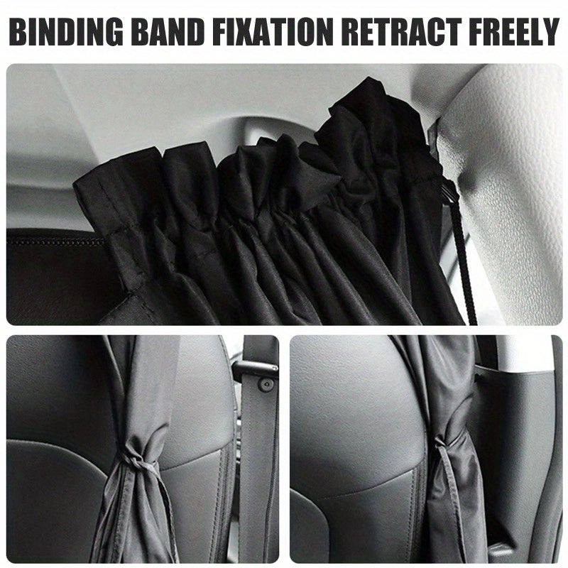 Universal avtomobil maxfiylik pardasi yon oynasi quyosh nuri himoyasi qoraqalam bo‘linmasi