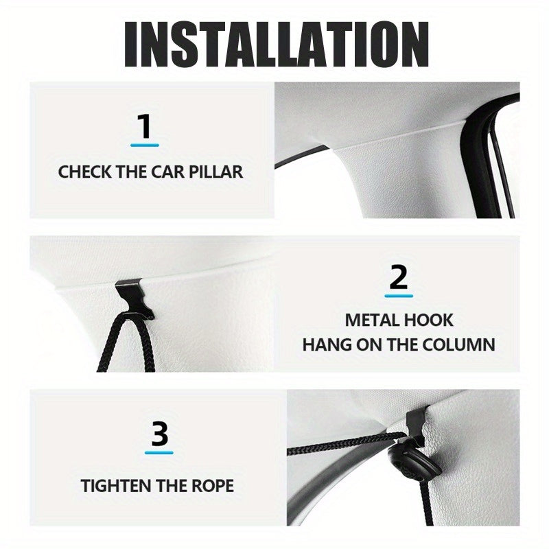 Universal avtomobil maxfiylik pardasi yon oynasi quyosh nuri himoyasi qoraqalam bo‘linmasi