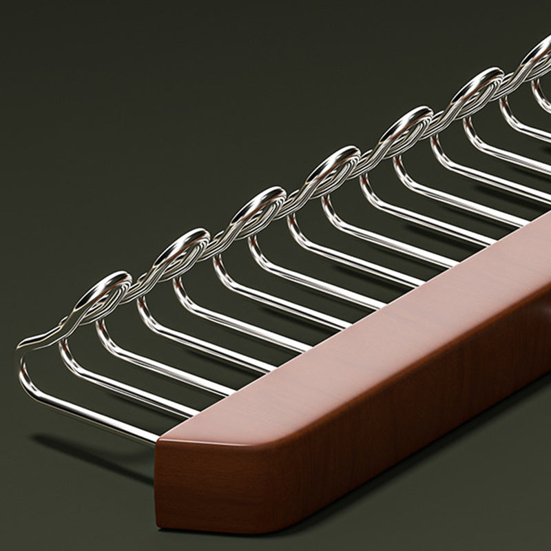 Perchero de madera con 8 ganchos, organizador de armario giratorio y ahorrador de espacio