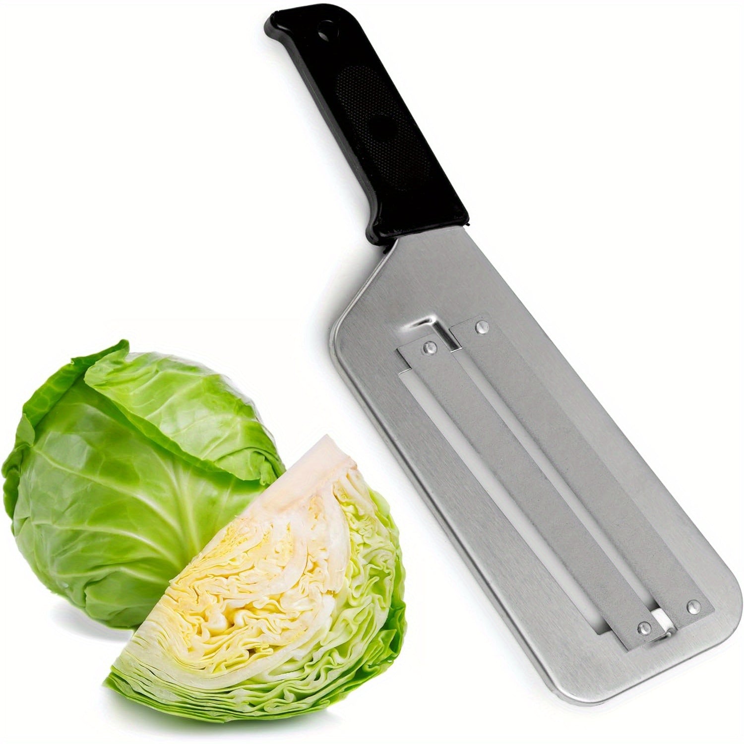 Picador de col, rallador, cortador manual de cocina, cuchillas de acero inoxidable