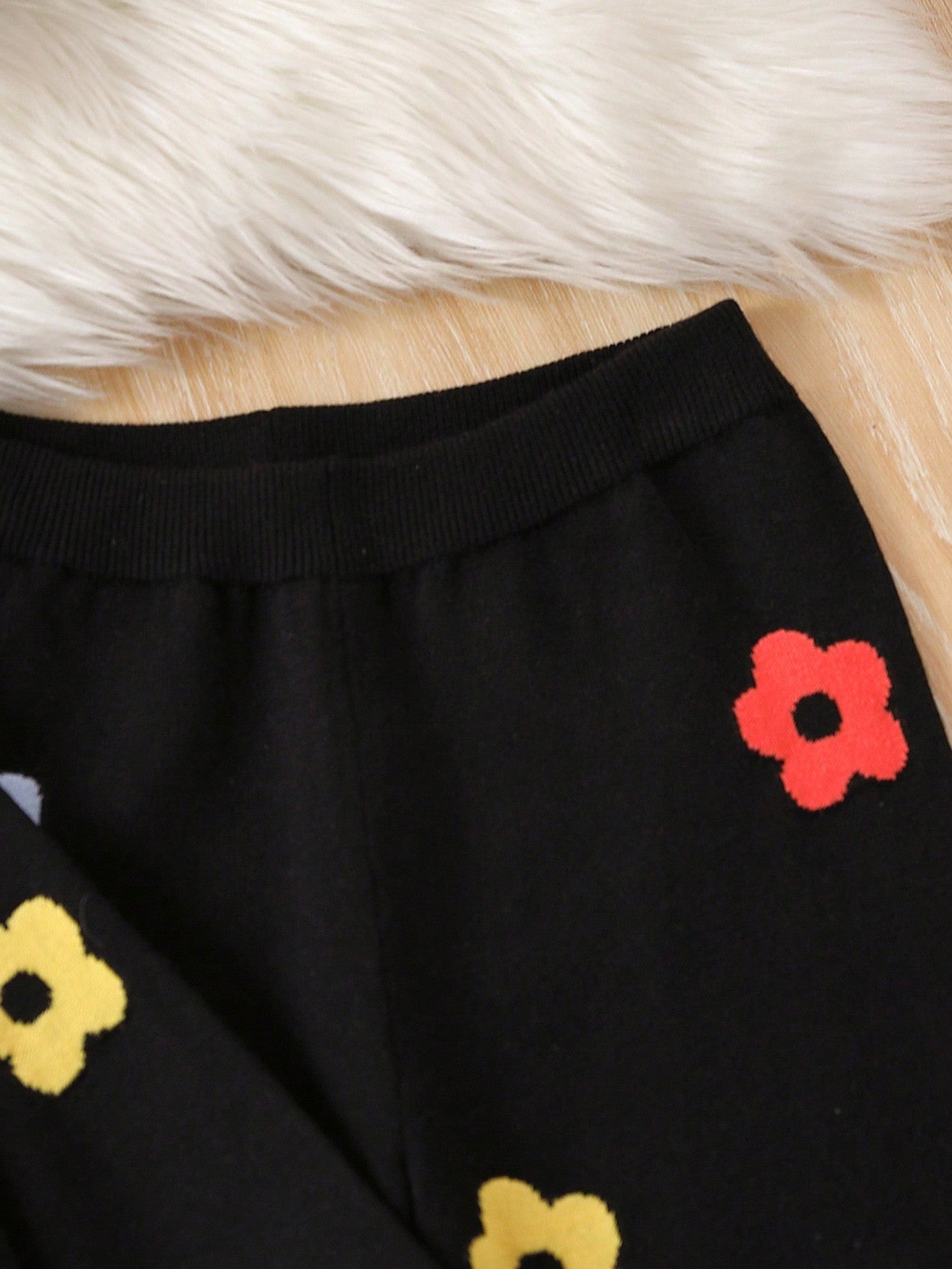 Girls Tween Floral Knit Cardigan and Pants Set Spring Fall Casual