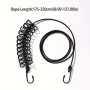 Portable Clothes Drying Rope with 12 Clips Indoor Outdoor Lightweight Sun Protection Line