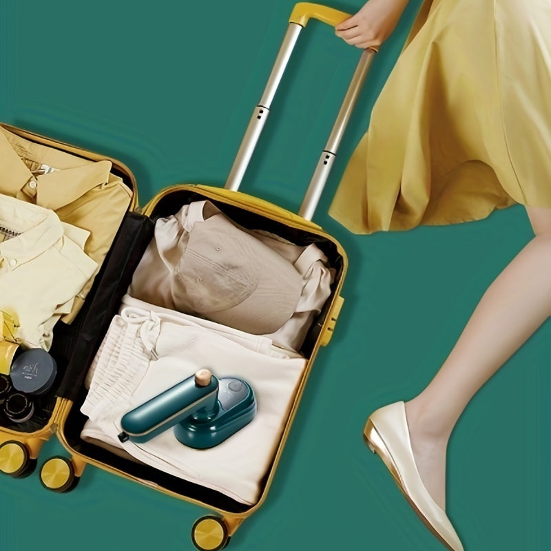 O'ziga xos portativ qo'l bilan ishlatiladigan bug'li temir, buklanuvchi bosh, teal, oltin, tez burishlarni olib tashlash uchun