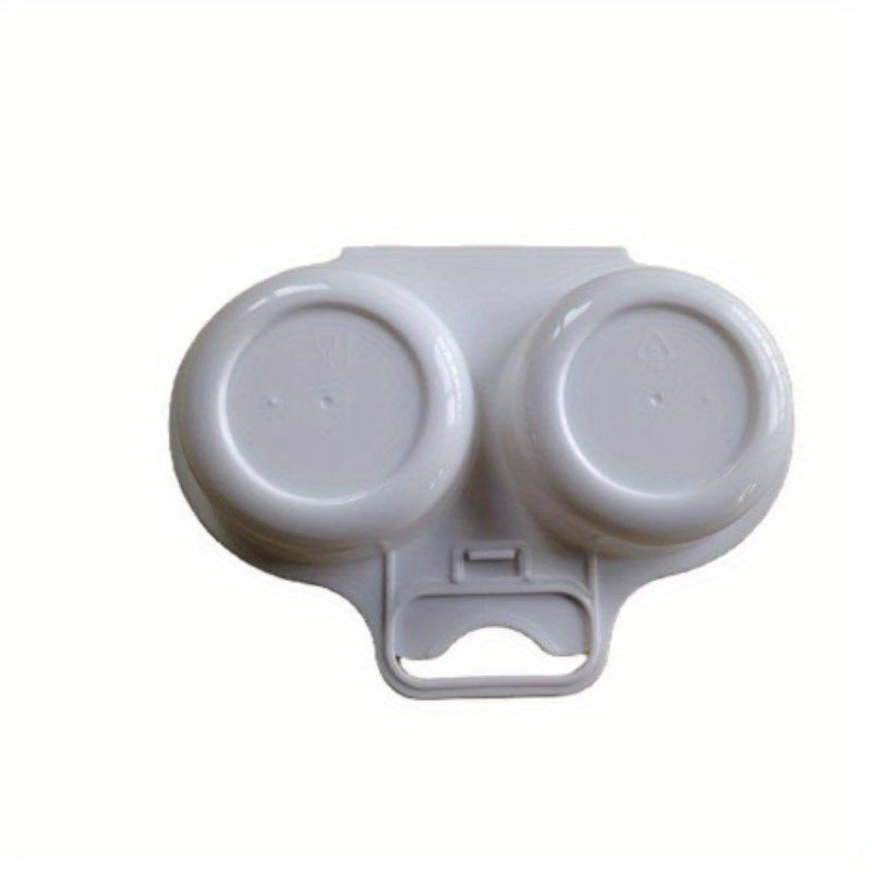 Egggenius Неприлипающая Микроволновая Яйцеварка и Жарочная Сковорода - Быстрая, Простая Уборка, Два Отсека для Питательных Завтраков, Отлично Подходит для Домашних и Профессиональных Кухонь.