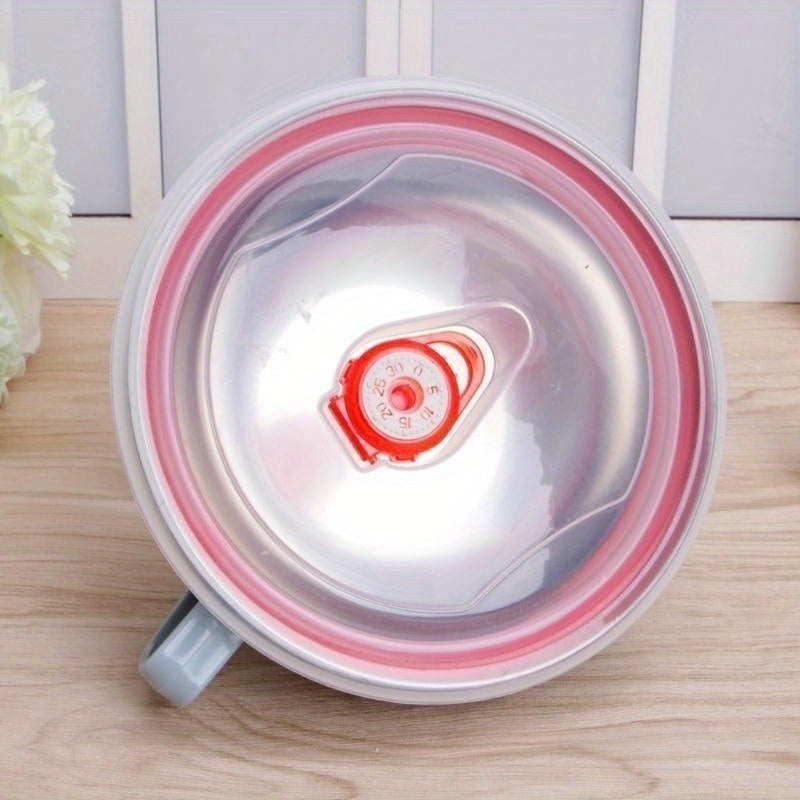 Stainless Steel Noodle Bowl with Lid and Handle for Rice Soup and Noodles