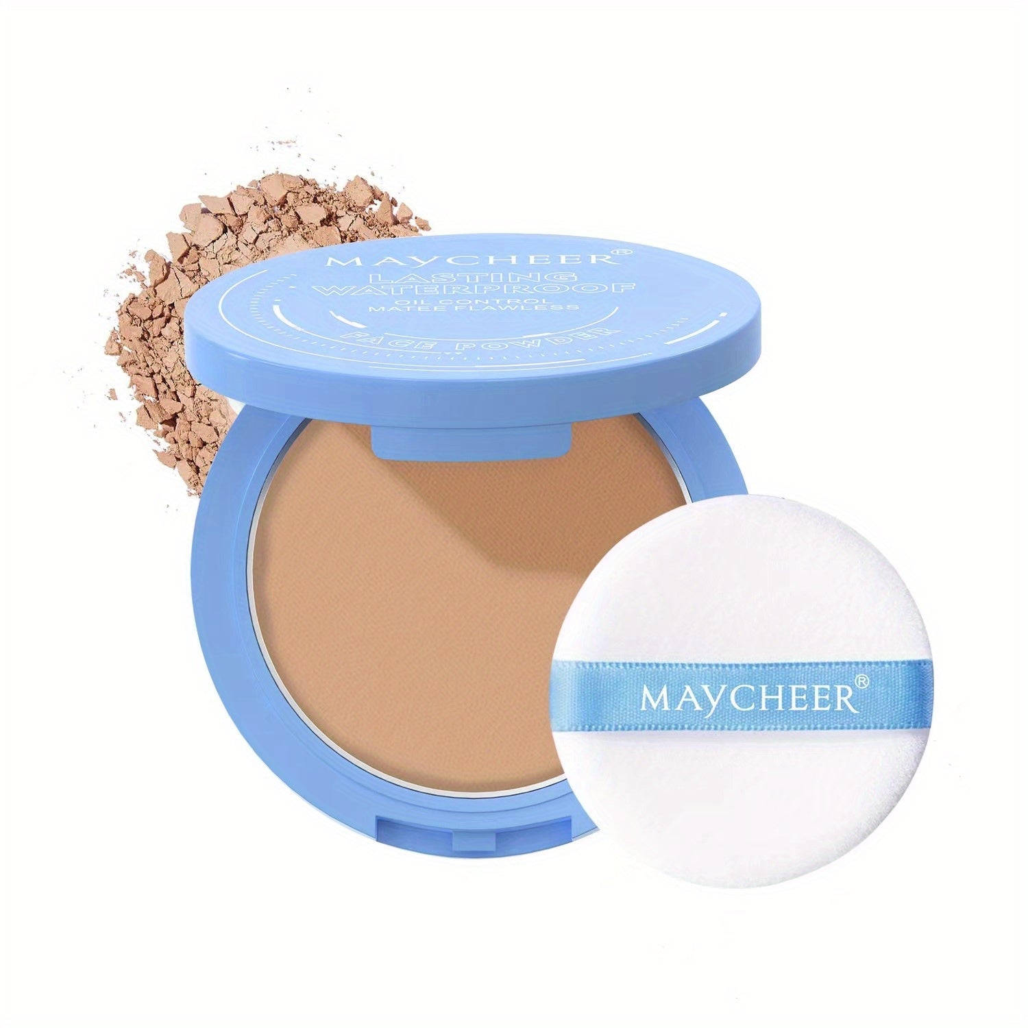 Women Face Powder Matte Setting Waterproof Oil Control Flawless Finish
