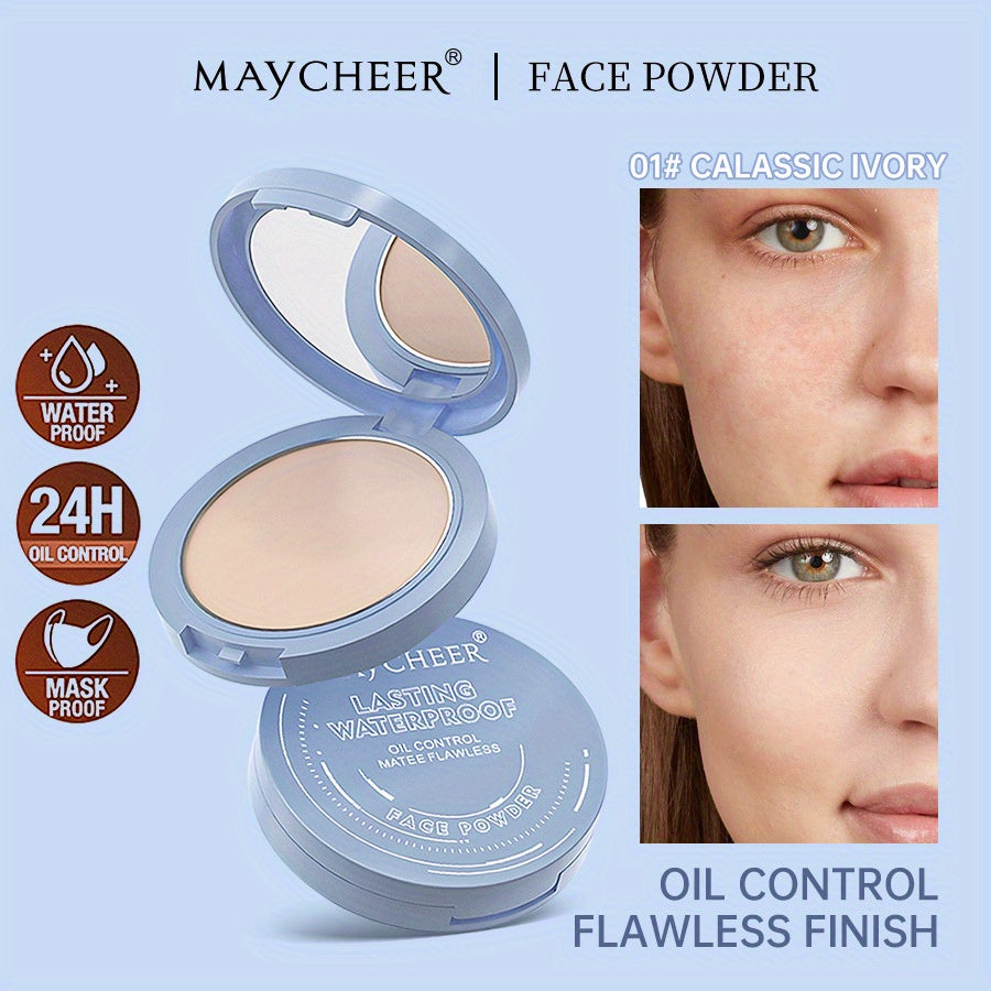 Women Face Powder Matte Setting Waterproof Oil Control Flawless Finish