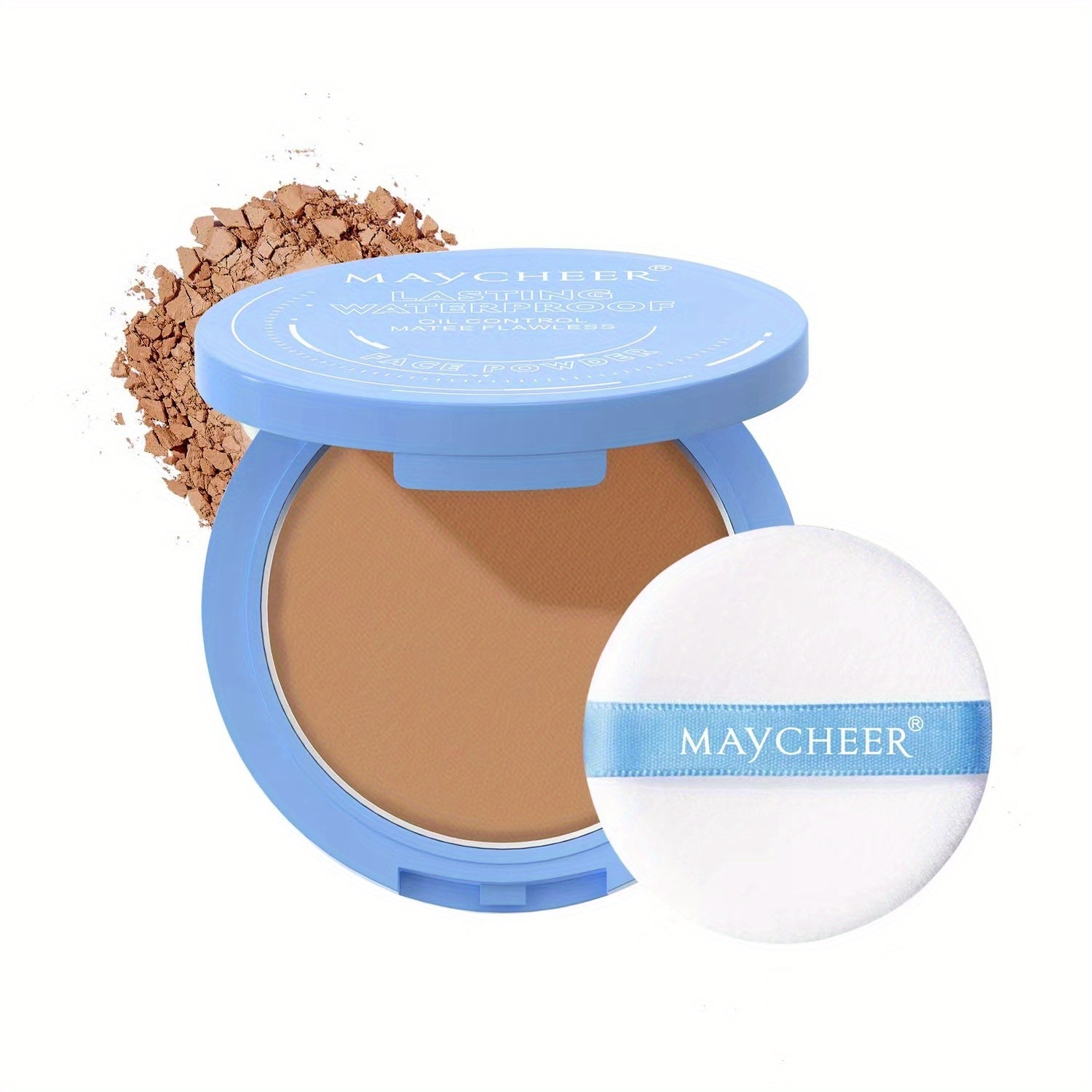 Women Face Powder Matte Setting Waterproof Oil Control Flawless Finish