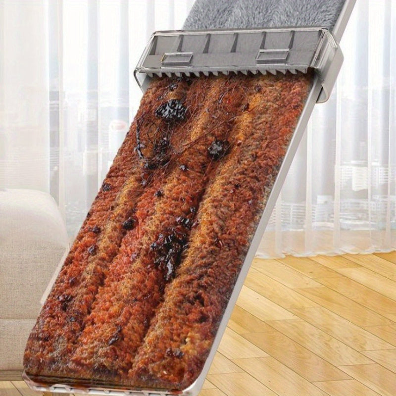 Asosiy Uy Tozalash Vositasi - Oshxona, Pol, Yashash Xonasi, Tashqarida, Hammom uchun Ko'p Maqsadli Nam va Quruq Mop - Oson Tozalash, Qiyshaydigan Dizayn