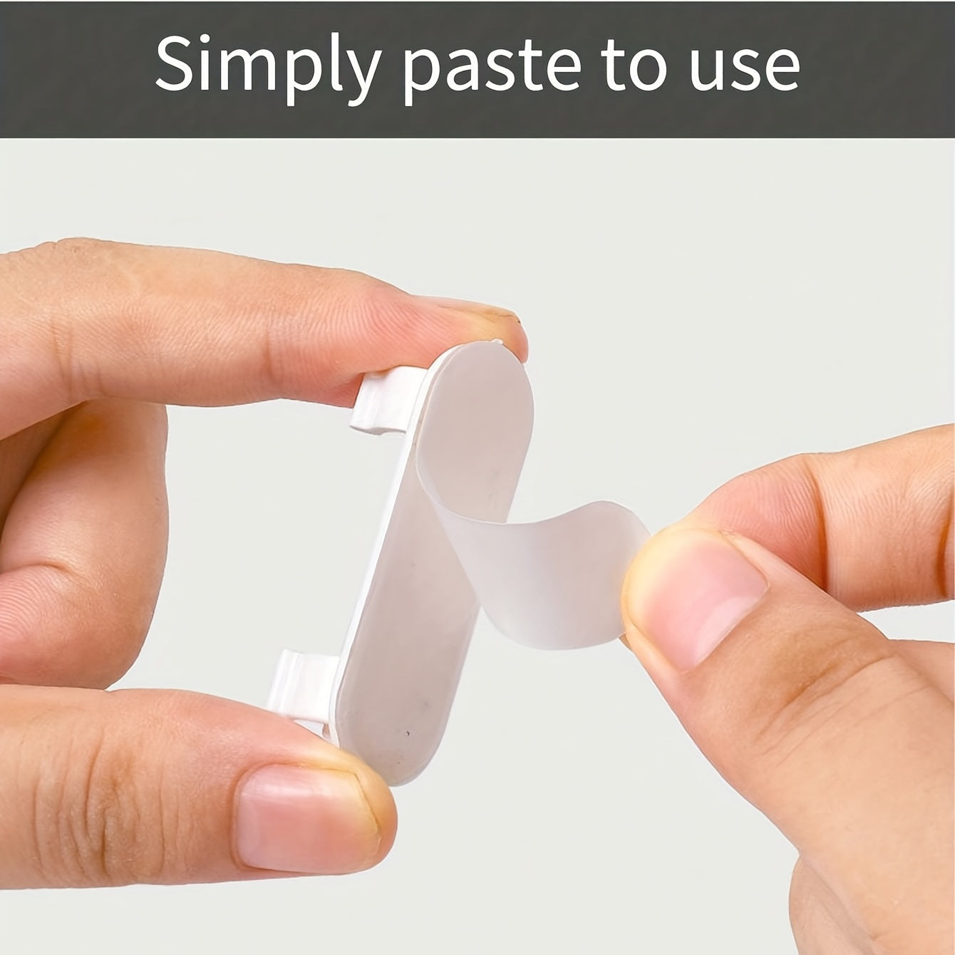 10 ta Moslashuvchan Kabel Kliplari - Simlar uchun Oddiy Yopishtiruvchi Tashkilotchilar, 4.29 sm x 1.5 sm, Uy Ofisi Stol va Devorlarini Tashkil Etish Uchun Ideal