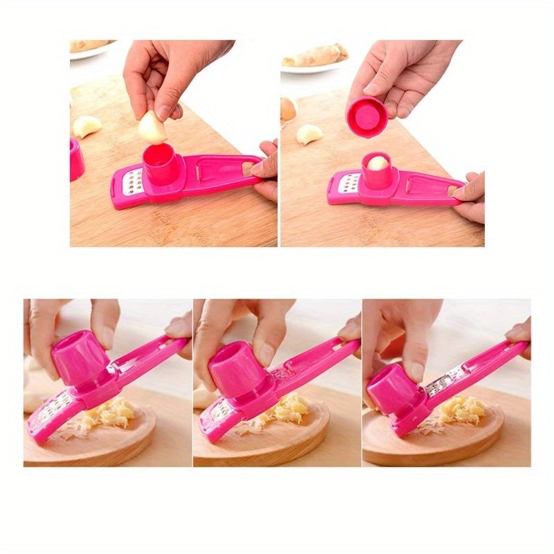Multi-Functional Kitchen Tool for Grinding Slicing and Shredding Ginger and Garlic