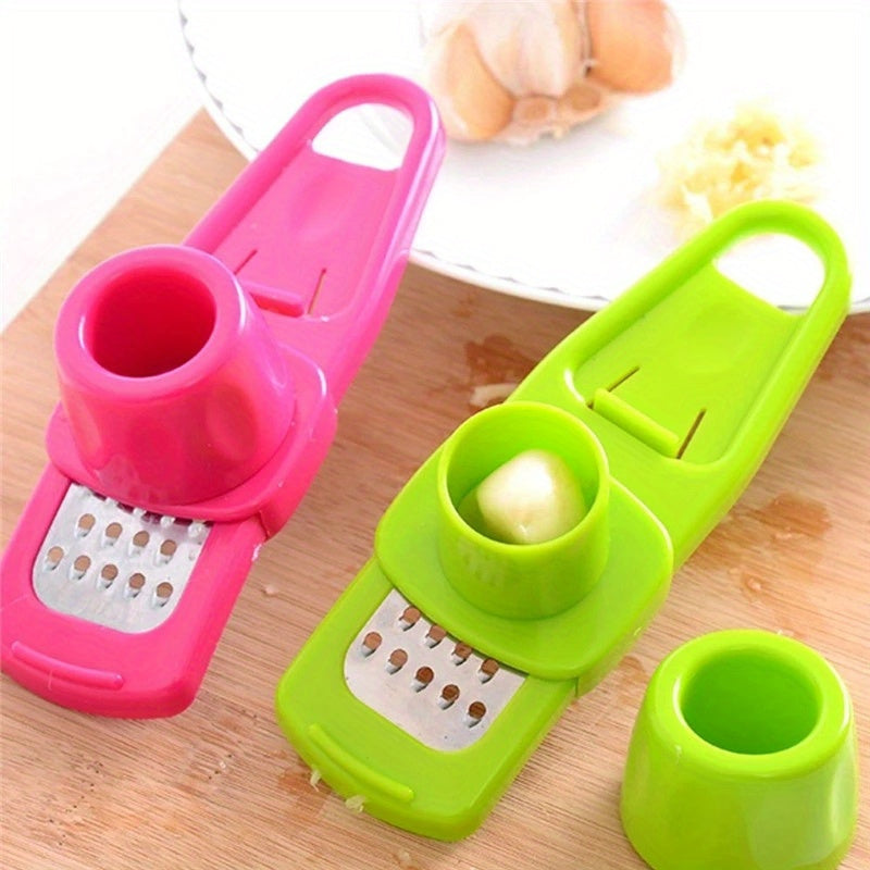 Multi-Functional Kitchen Tool for Grinding Slicing and Shredding Ginger and Garlic