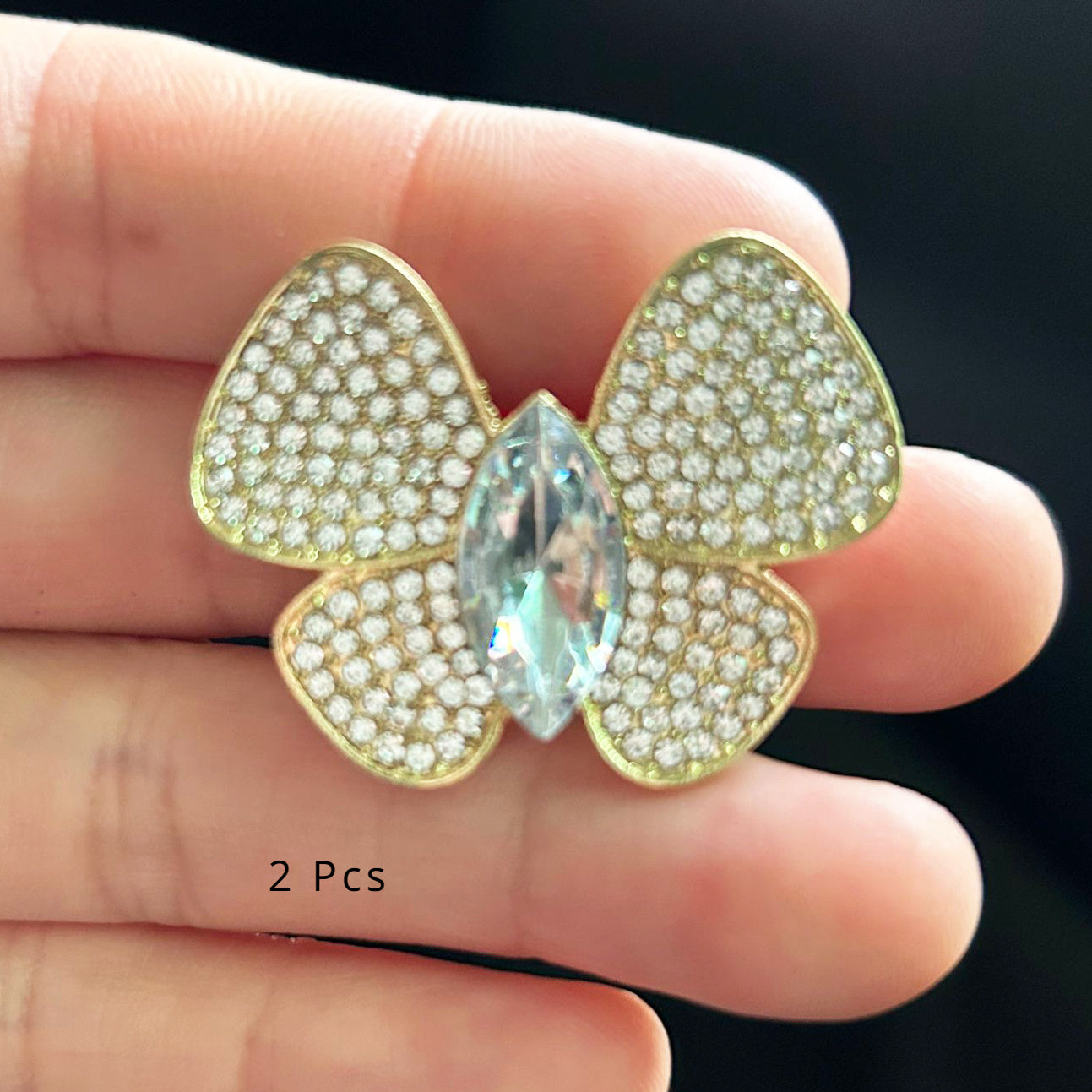 Luxury Butterfly Brooches with Diamonds for Women Elegant Jewelry Accessories