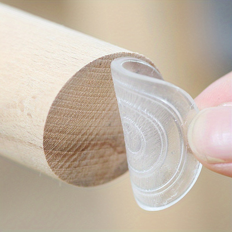 4 yoki 8 dona Shaffof Silikon Mebel Oyoq Padlari - Stol oyoqlari, Divan oyoqlari, Yotoq oyoqlari uchun ideal. Ushbu PU yopishqoq varaqalar jim, sirpanmas yechimni taqdim etadi. Yuvilishi mumkin bo'lgan padlar tozalash va parvarish qilish uchun oson.