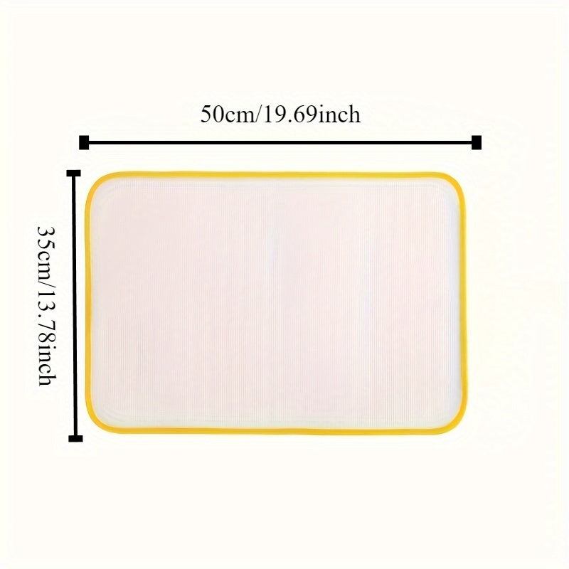 Tapete de planchar resistente al calor con malla permeable al vapor para un planchado seguro de prendas