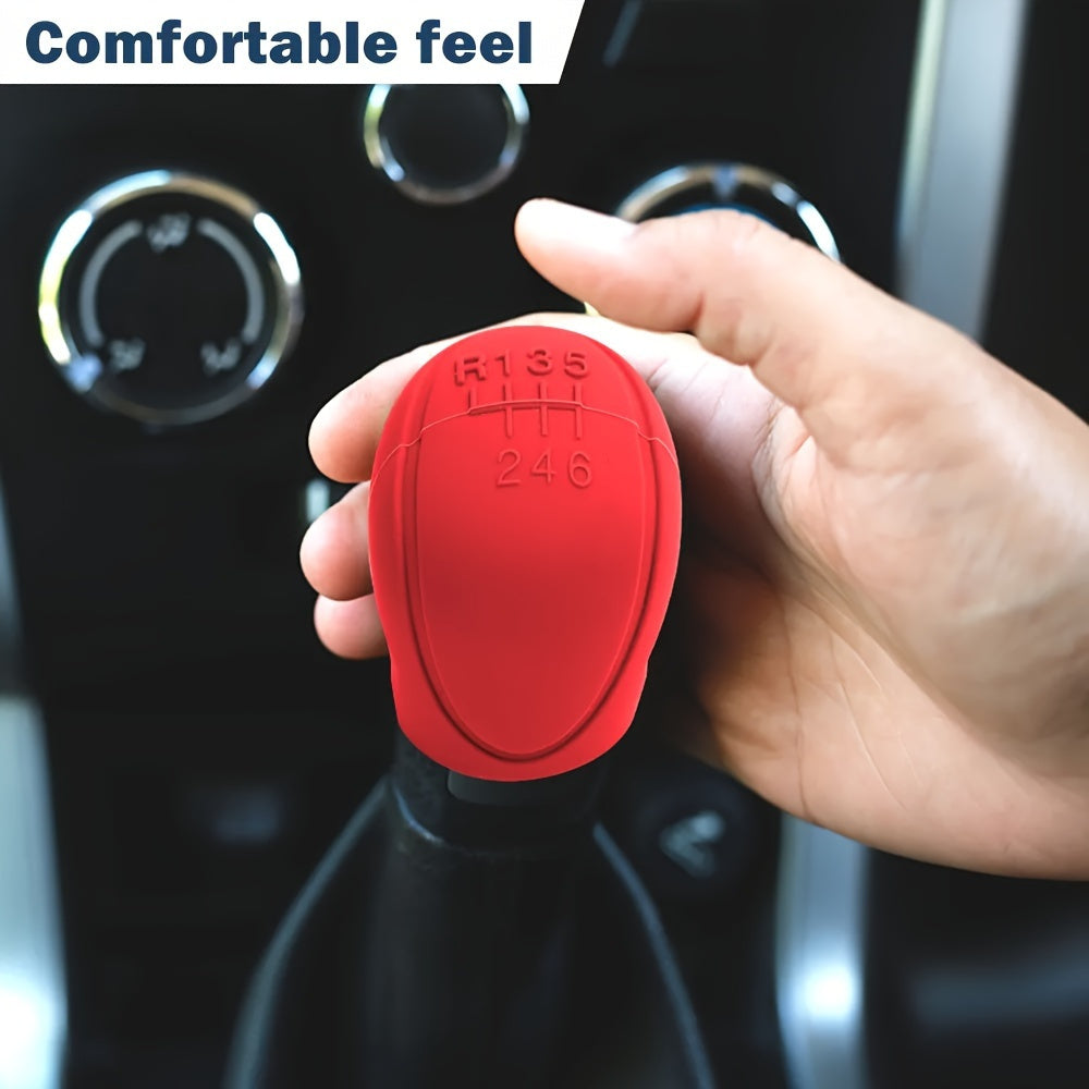Universal Silicone Gear Shift Knob Cover for Manual Cars Anti-Slip Grip