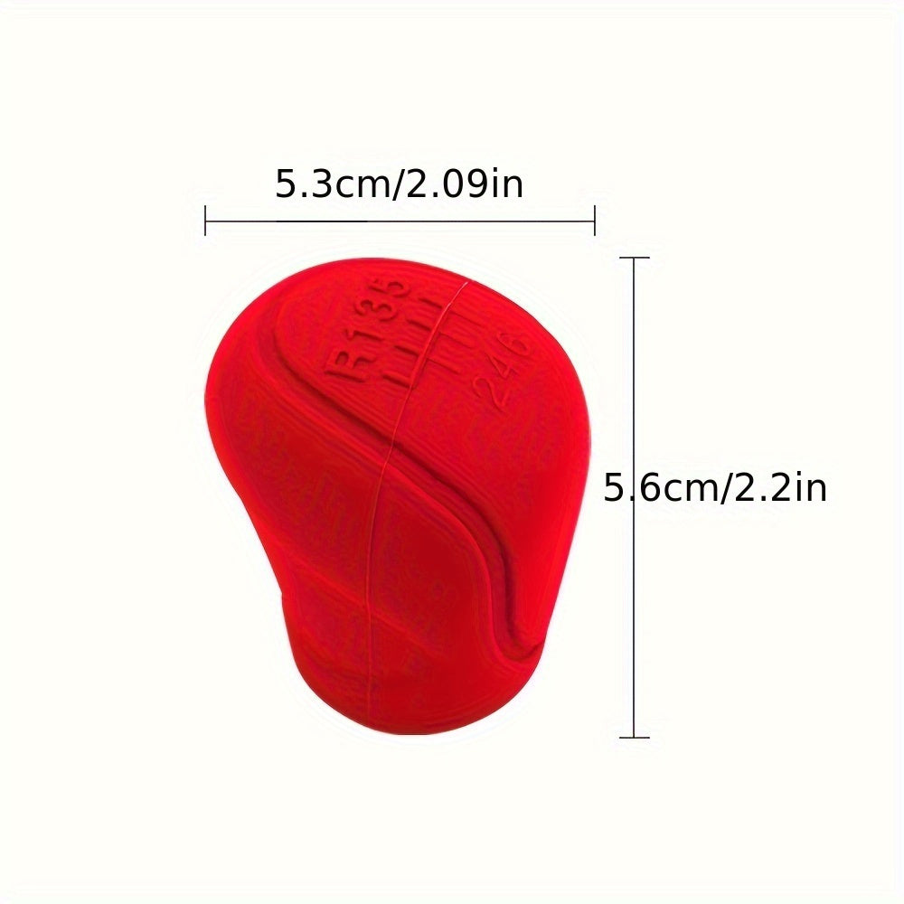 Universal Silicone Gear Shift Knob Cover for Manual Cars Anti-Slip Grip