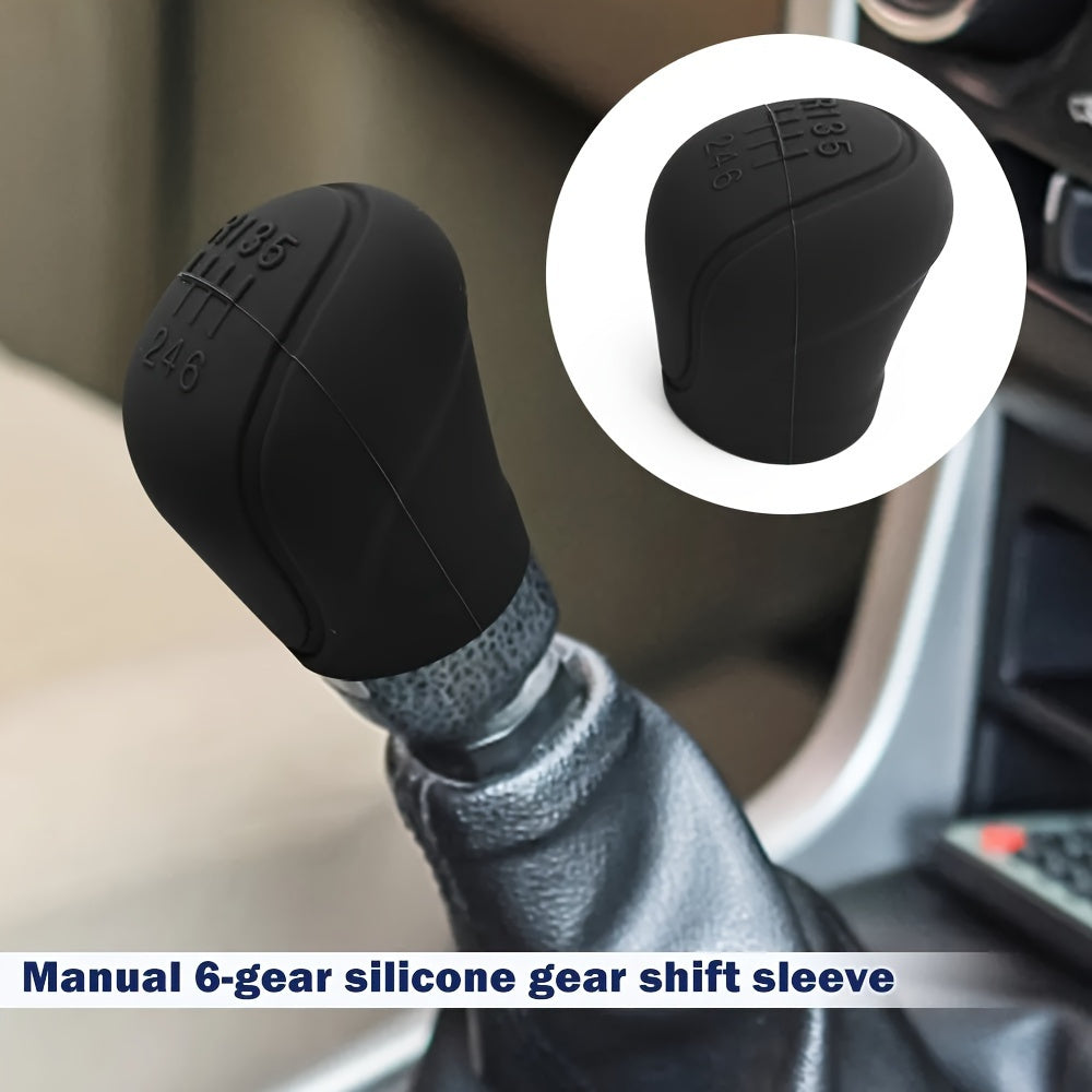 Universal Silicone Gear Shift Knob Cover for Manual Cars Anti-Slip Grip
