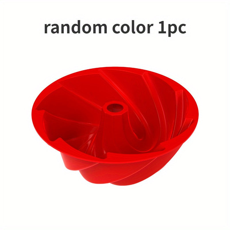 Silicone Bundt Cake Pans Set Nonstick Oven-Safe with Fluted Crown Designs