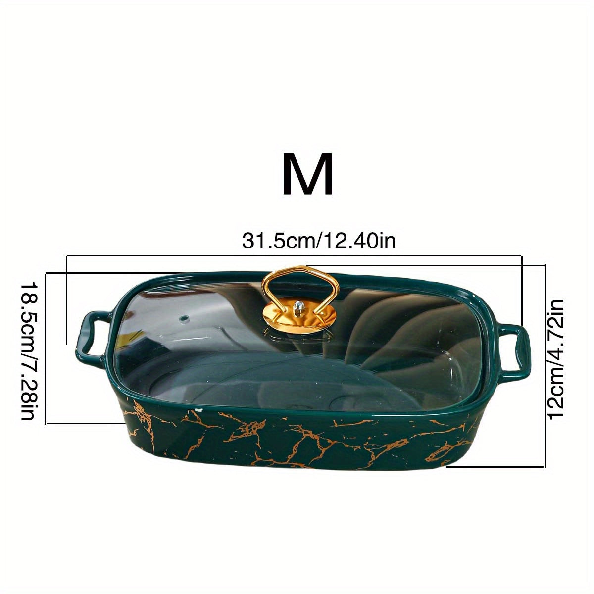 Qopqog'li keramik xizmat qilish to'plami, sho'rva qozoni, casserol plitalari ovqatlanish uchun