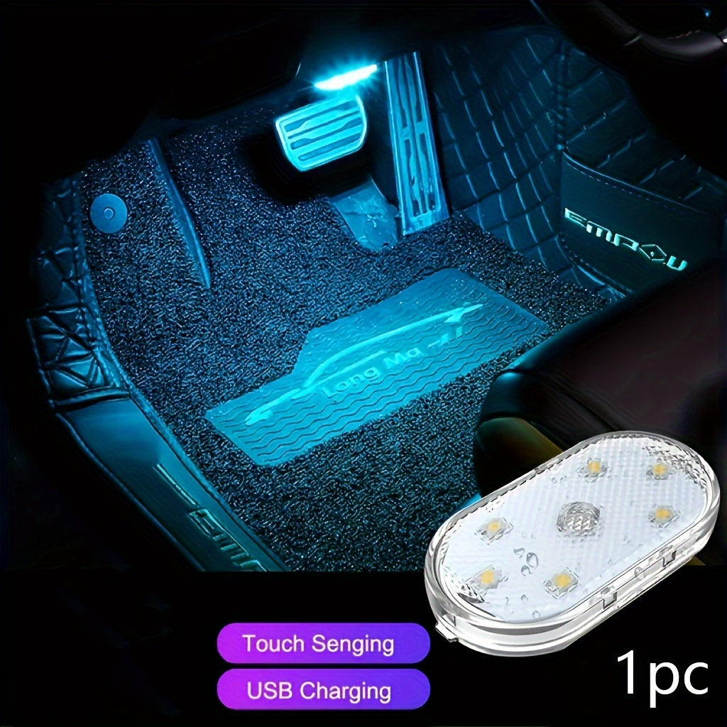 Universal Fit USB Rechargeable LED Car Floor Light for Vehicles and Trucks
